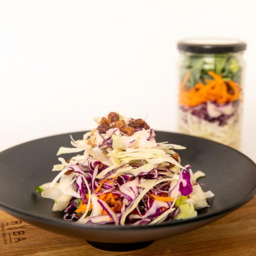 Balsamic Chicken Coleslaw