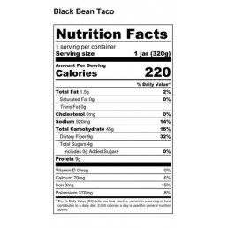 Black Bean Taco - Vegetarian