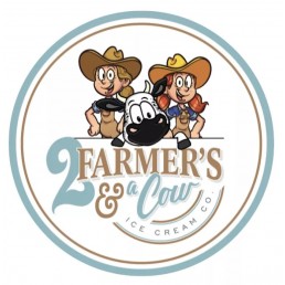  Ice Cream - 2 Farmers and a Cow - Coffee & Oreo - 16 oz
