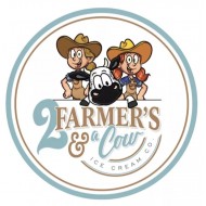 Ice Cream - 2 Farmers and a Cow - Moo-lk 'n Cookies - 16 oz