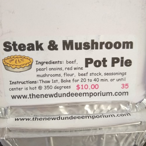 Steak and Mushroom Pot Pie