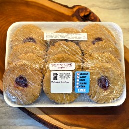 Gluten Free Molasses Cookies with Jam  (12)