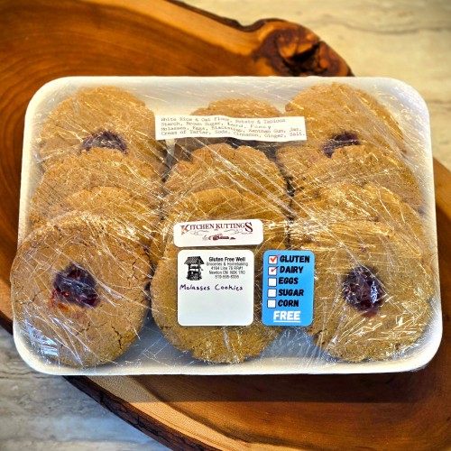 Gluten Free Molasses Cookies with Jam  (12)
