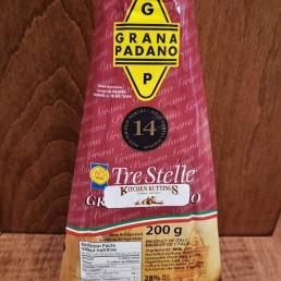 Parmesan Cheese - Grana Padano - 200 g pre-packed wedge