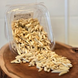 Blanched Raw Almond Slivers - per lb
